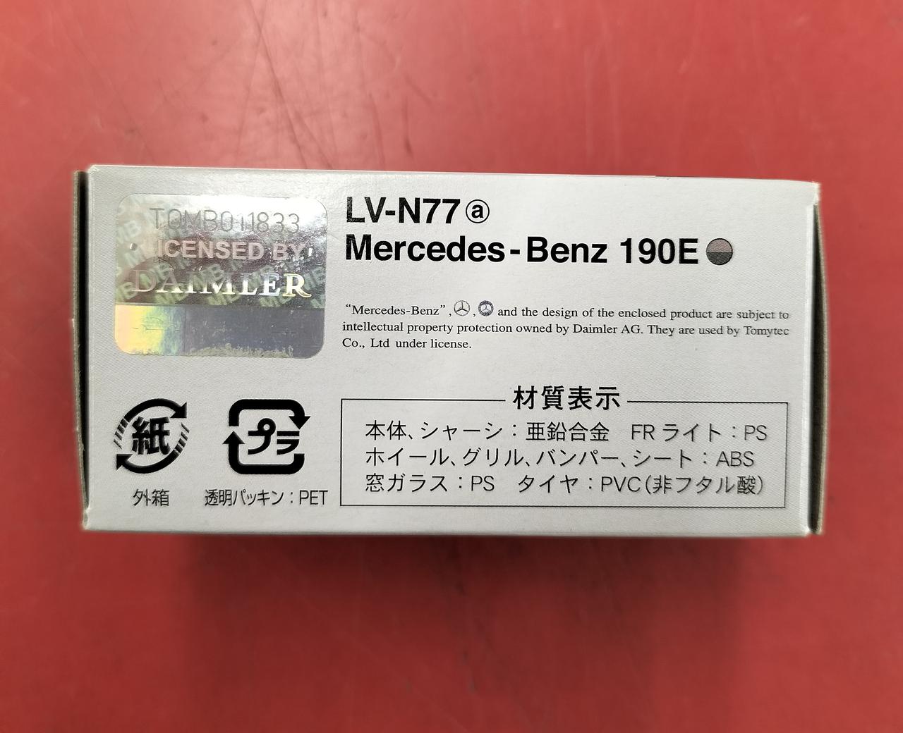 TOMY TEC|トミカリミテッドヴィンテージネオ メルセデス ベンツ 190