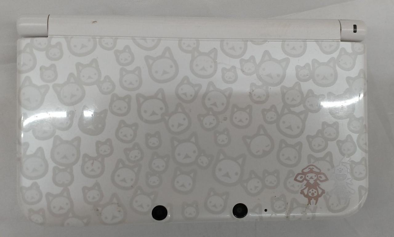 ニンテンドー3DS LL アイルーホワイト　本体 ニンテンドー3DS - 【新品同様】 ニンテンドー3DS LL 本体