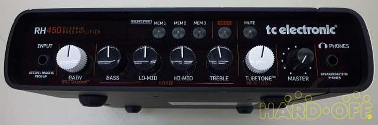 tc electronic RH450 アンプ フットスイッチ付き tc electronic RH450 アンプ フットスイッチ付き tc electronic
