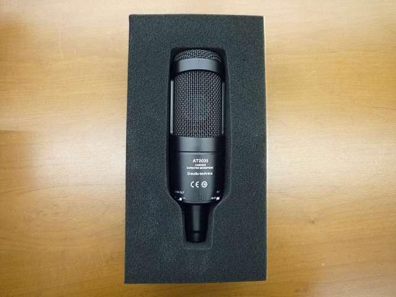 【新品未開封】オーディオテクニカ AT2035 コンデンサーマイク オーディオテクニカ AT2035 コンデンサーマイク 単一指向 ローカット