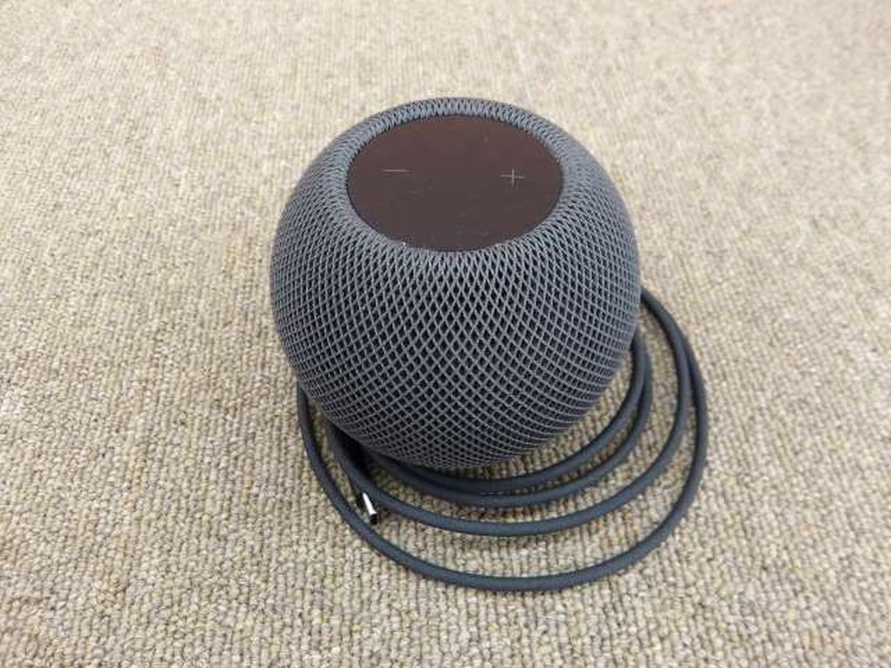 【2台セット】Pod mini 中古 MY5H2J/A・MY5G2J/A Apple 【美品】Apple HomePod mini MY5G2J/A スペースグレイ