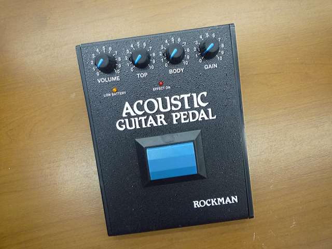 ギター ROCKMAN ACOUSTIC GUITAR PEDAL ロックマン(ROCKMAN)|アコースティックギター・シミュレーター