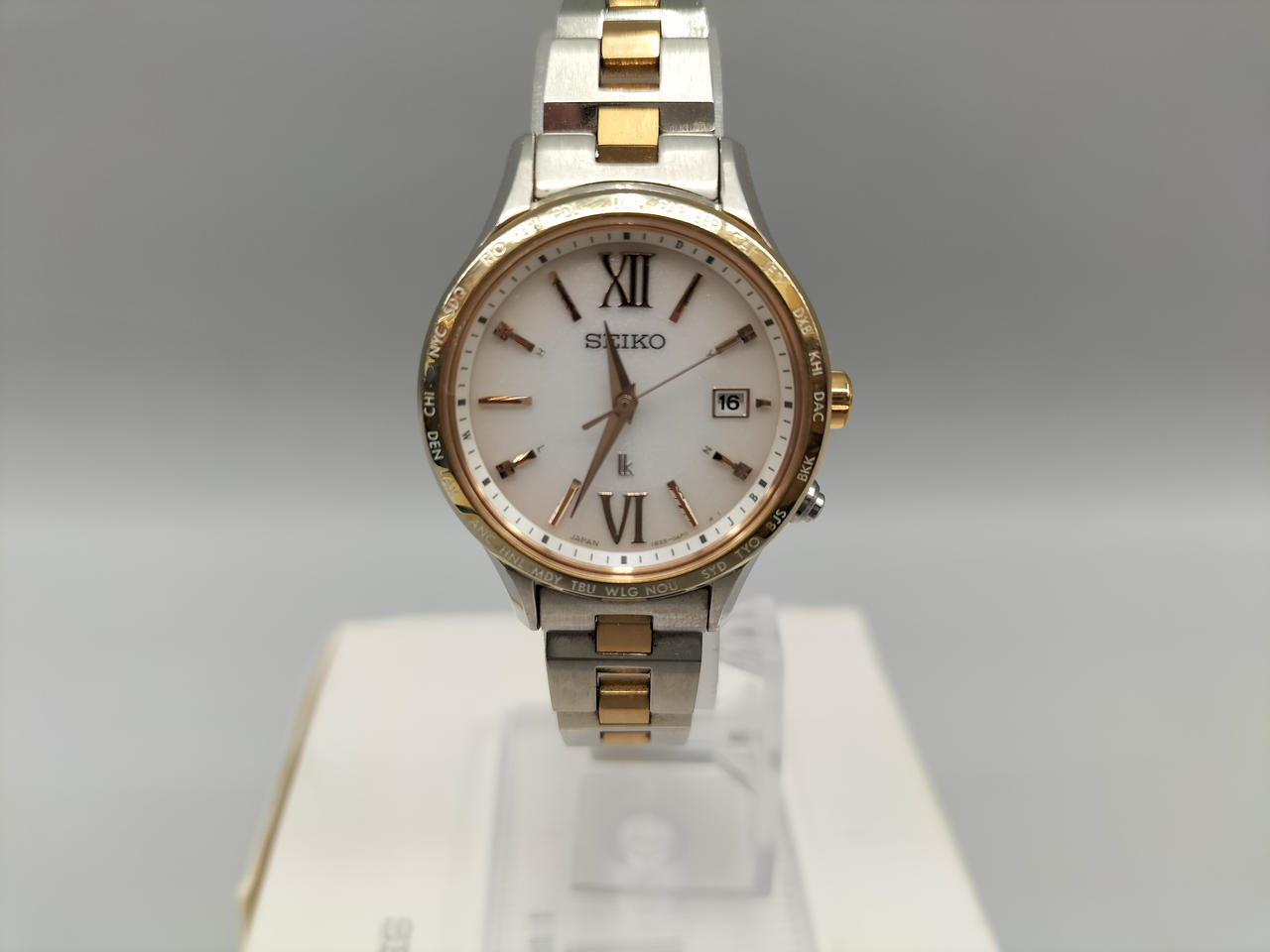 箱 保証書付き セイコー SEIKO ルキア SSVV036 ソーラー電波 LUKIA セイコー腕時計 レディース seiko ルキア 時計 ソーラー