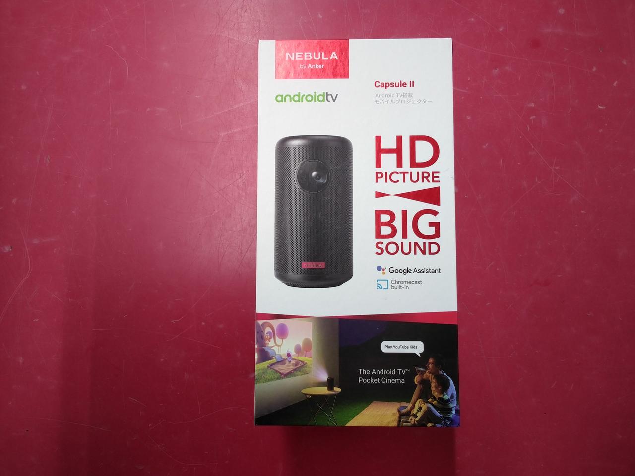 NEBULA HD PICTURE BIG SOUND モバイルプロジェクター Anker