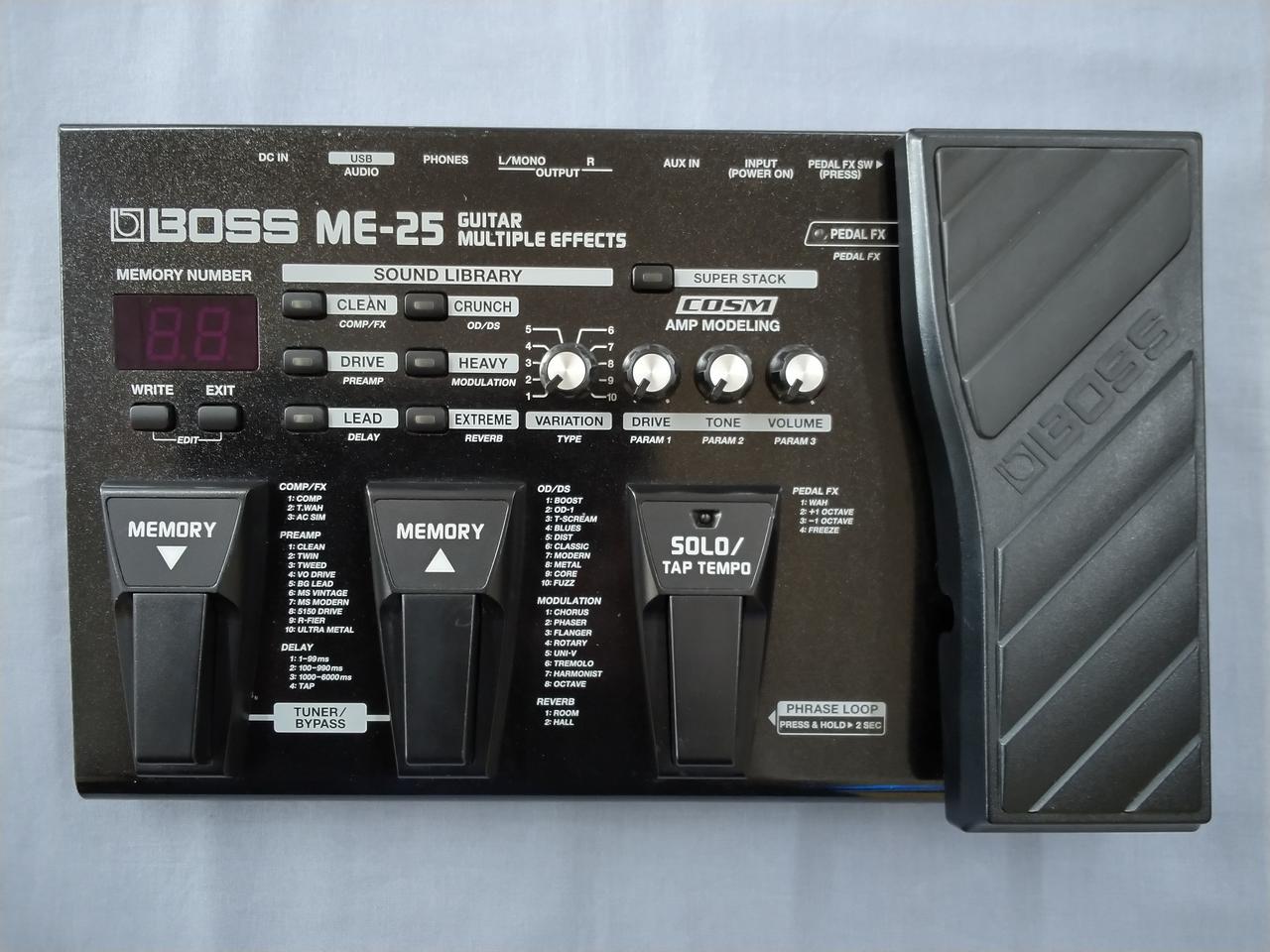 BOSS ME-25 マルチエフェクター　DCケーブル付き BOSS - ME-25 | Guitar Multiple Effects