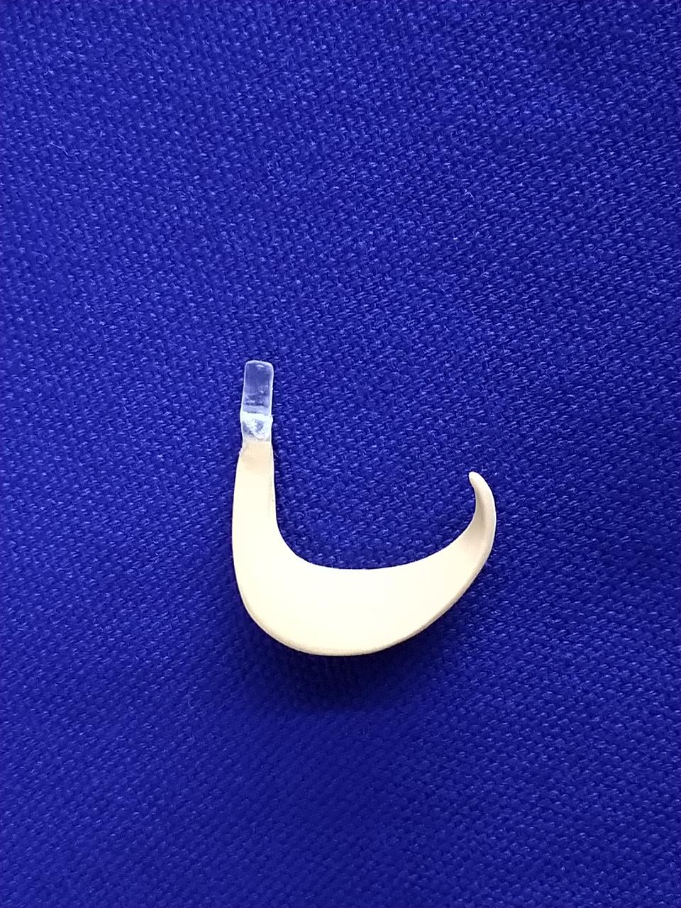 アホ毛根元折れ接着あり