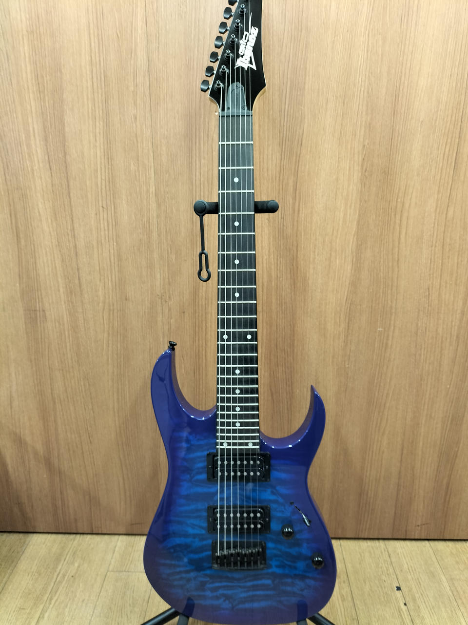 Ibanez Gio 7弦ギター　現状品 Ibanez GRG7221QATBB 7-String Guitar Transparent Blue Burst