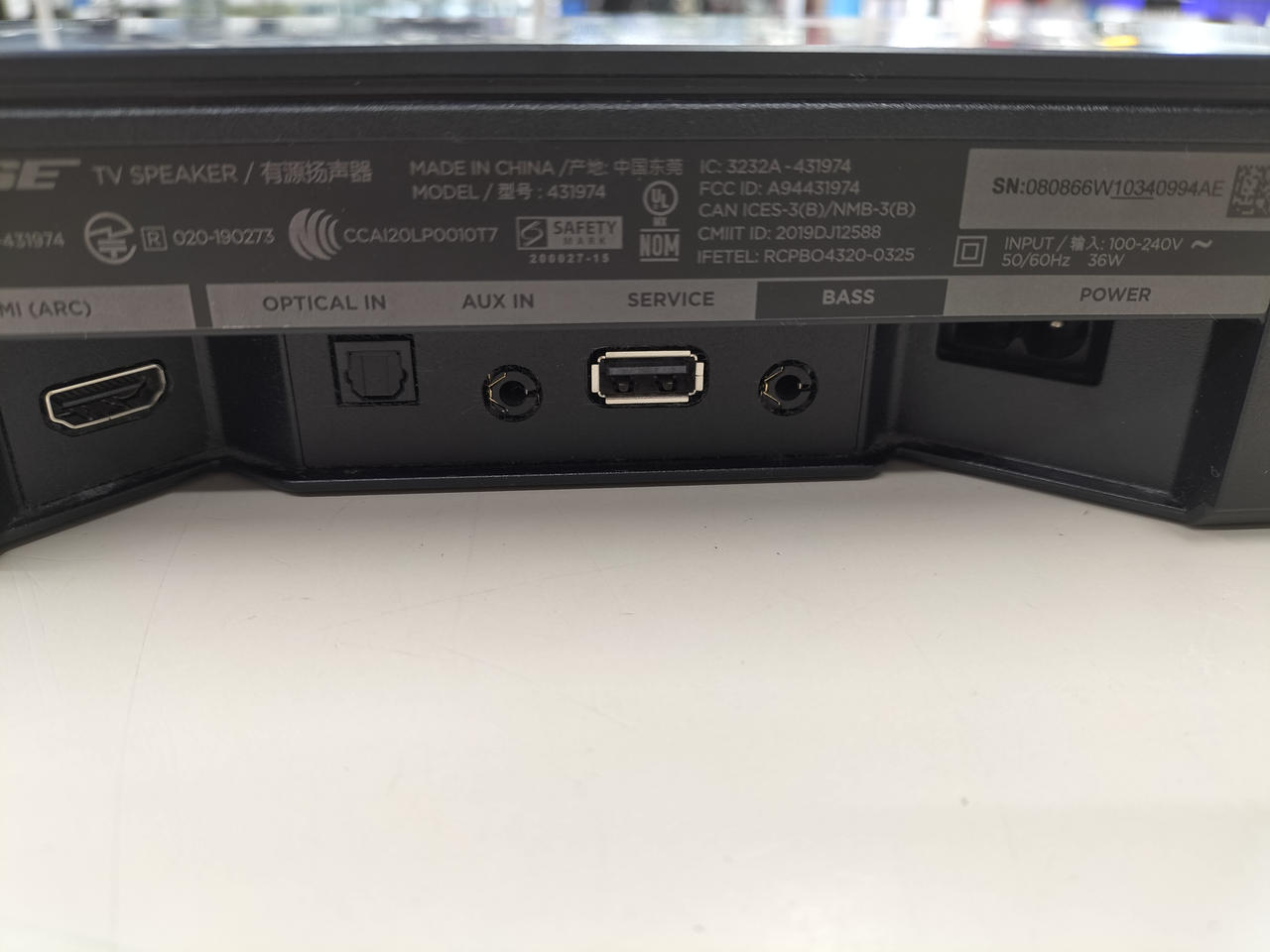 [美品]Bose TV スピーカー ブラック Amazon.com: Bose TV Speaker - Soundbar for TV with Bluetooth