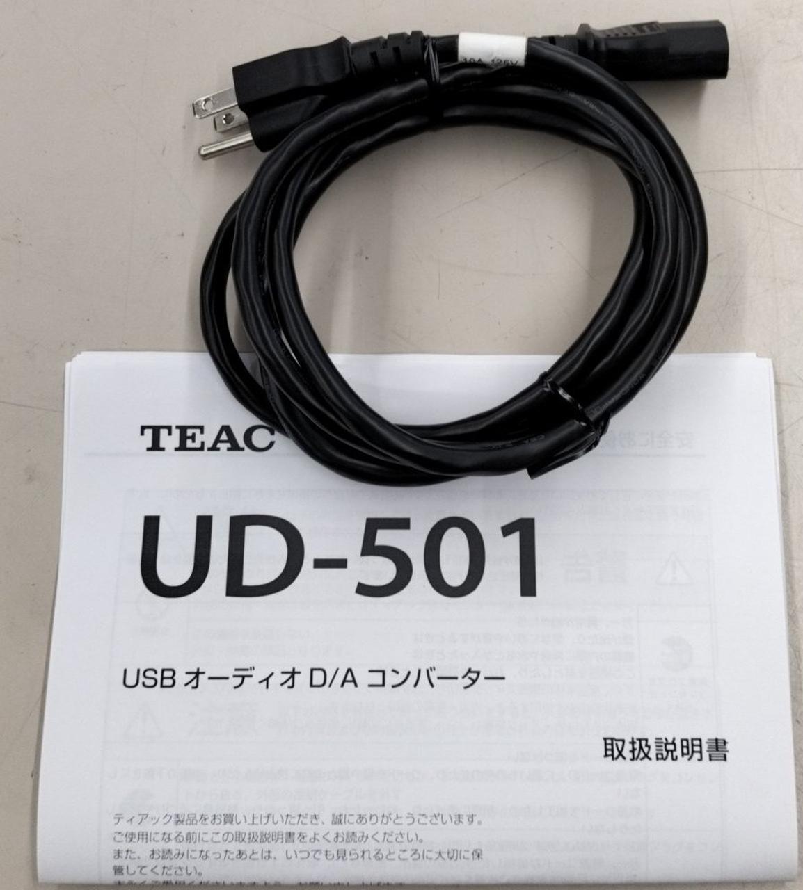 TEAC ティアック/USBオーディオD/Aコンバーター/UD-501/0070144/オーディオ関連/ABランク/88【中古】 TEAC ティアック/USBオーディオD/Aコンバーター/UD-501/0070144