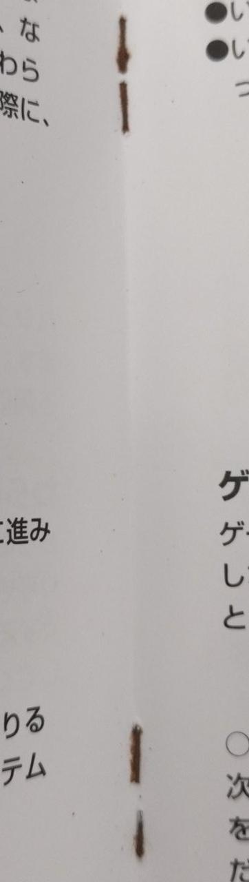 ホチキス完全に錆びてます。