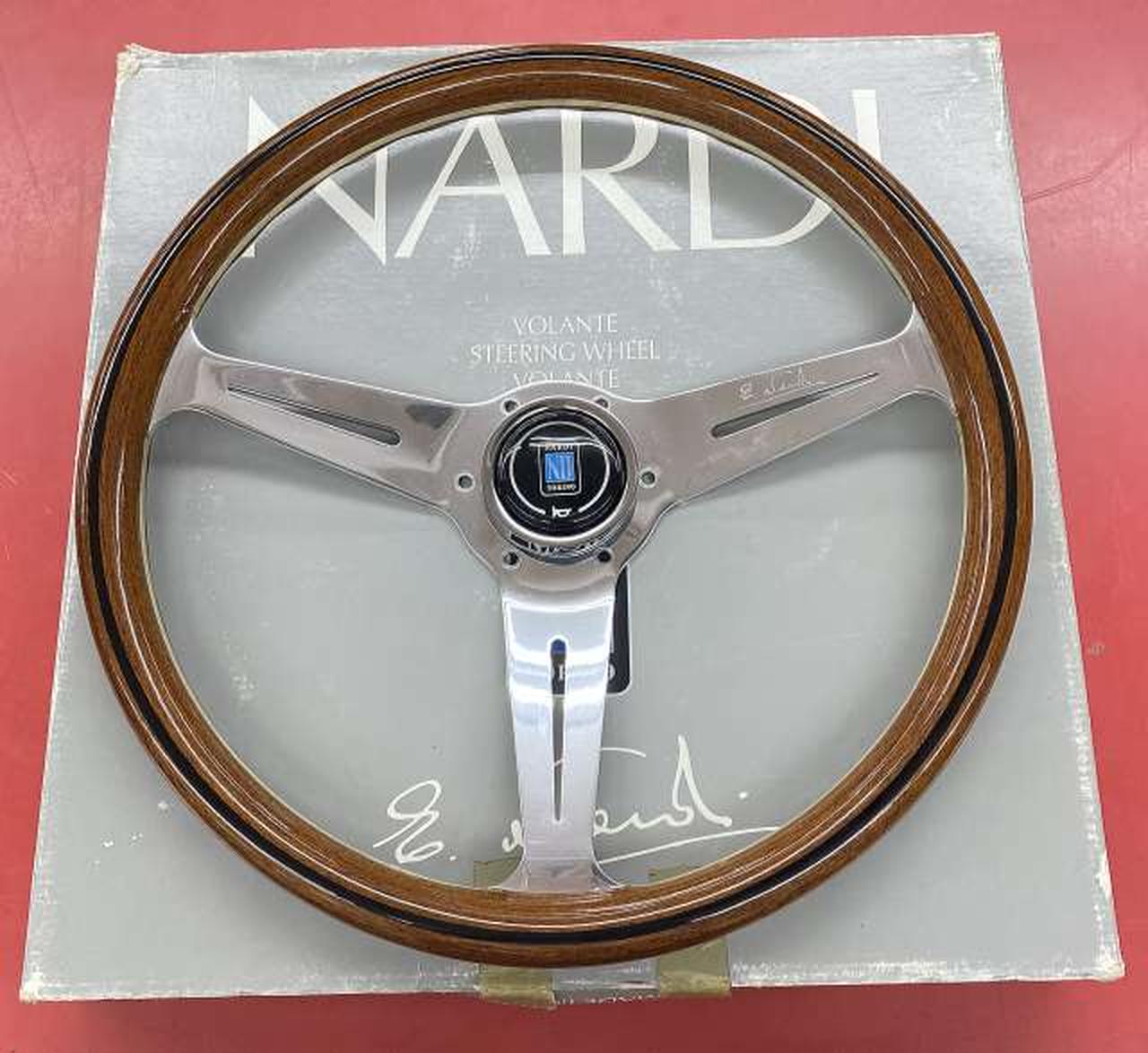NARDI ウッド ステアリング 36φ 当時物 ナルディー(NARDI)|NARDI ウッドステアリング CLASSIC φ36