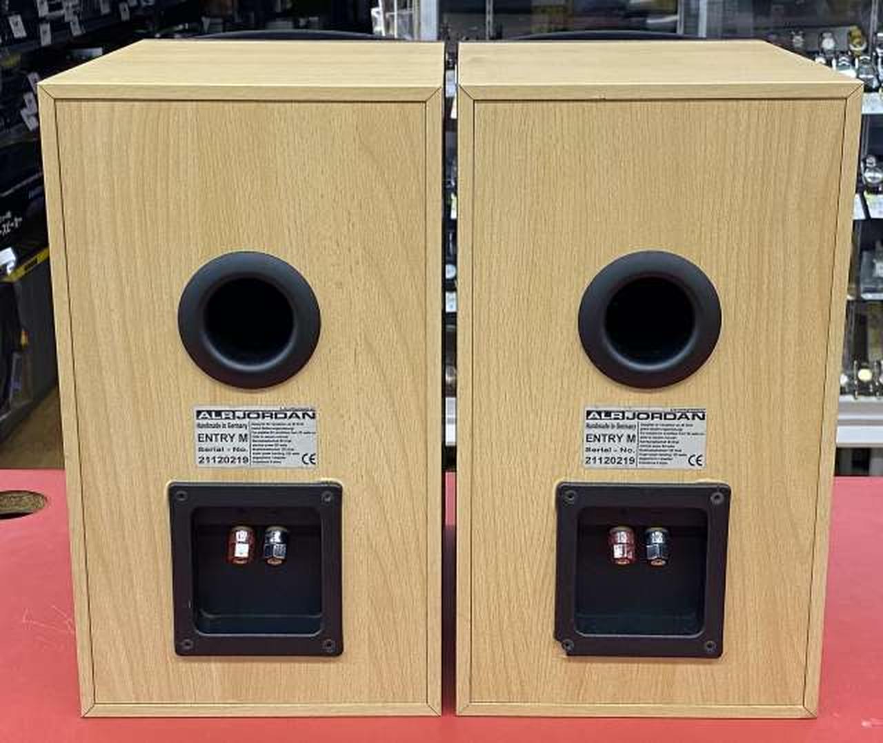 ALR/JORDAN Entry M ぶな木目 ブラックグリル ブックシェルフ型 ALR/JORDAN Entry M ぶな木目 ブラックグリル ブックシェルフ型