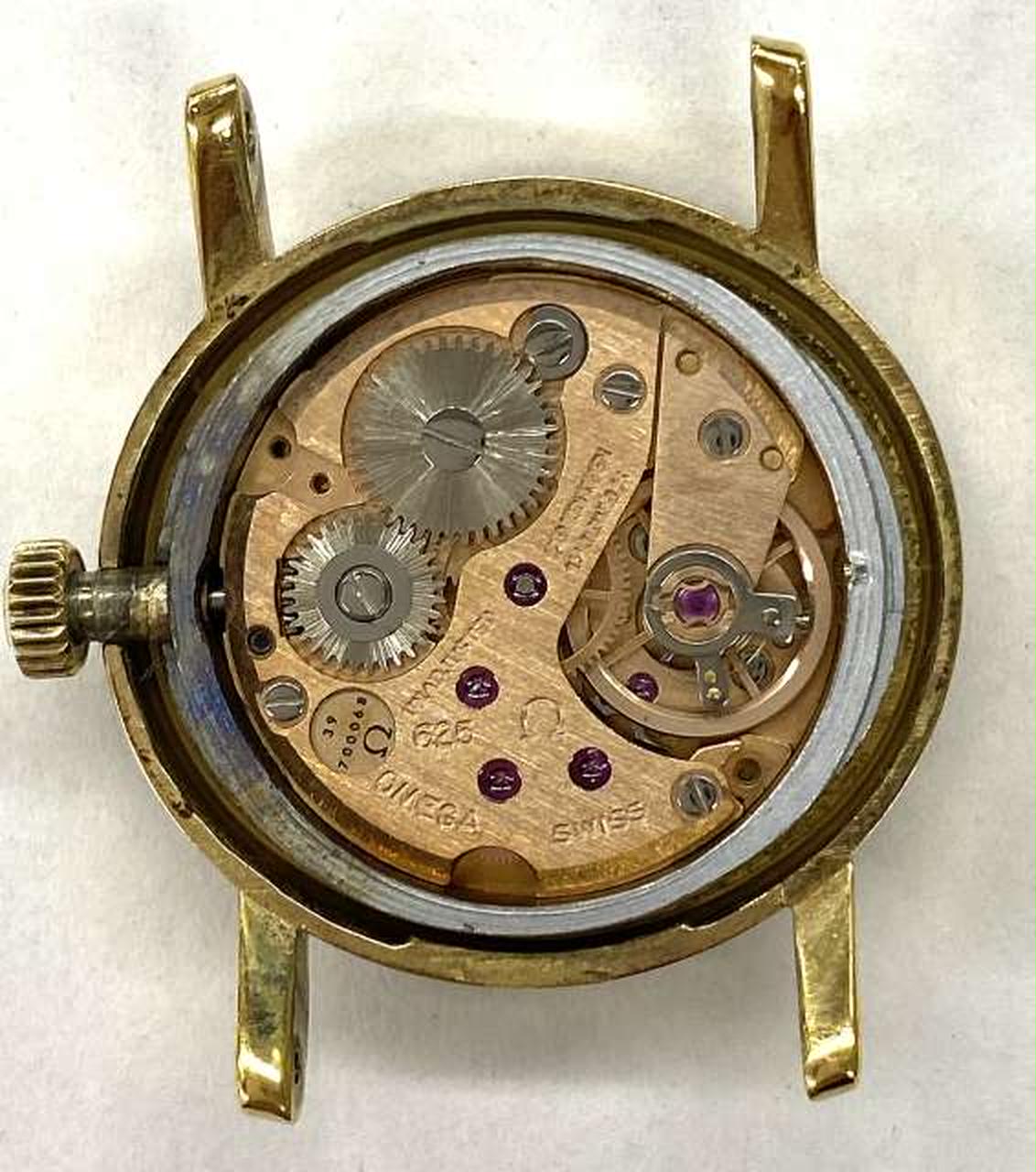 OMEGA 5110411 オメガ 稼働品 mechanical 楽天市場】【OMEGA】オメガ デビル プレステージ K18YG クロノ