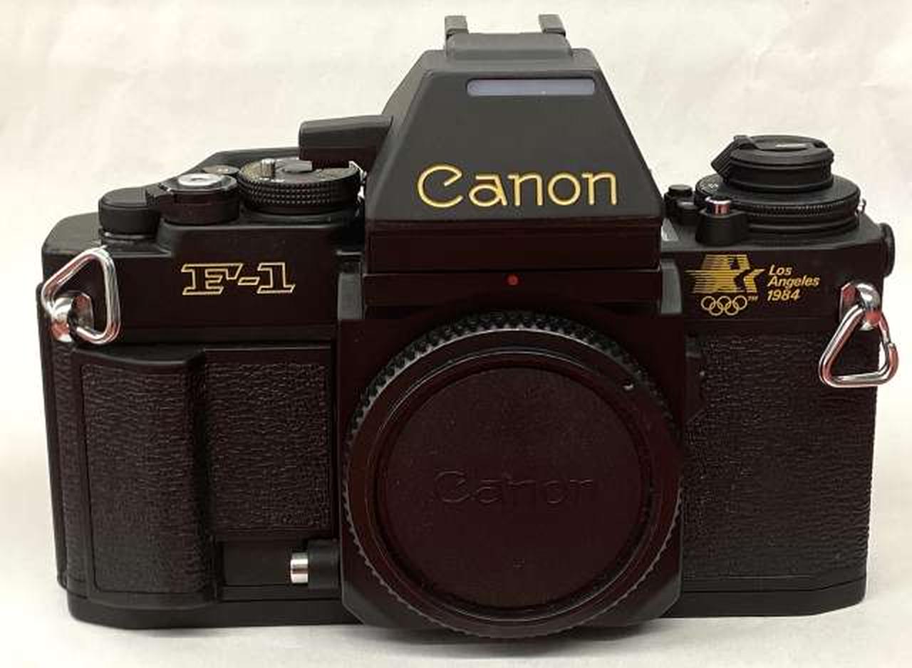 Canon NEW F-1 1984 ロス五輪記念モデル フィルム 一眼レフ キヤノン(CANON)|NEW F-1 アイレベル ロスオリンピック|HARDOFFオフ