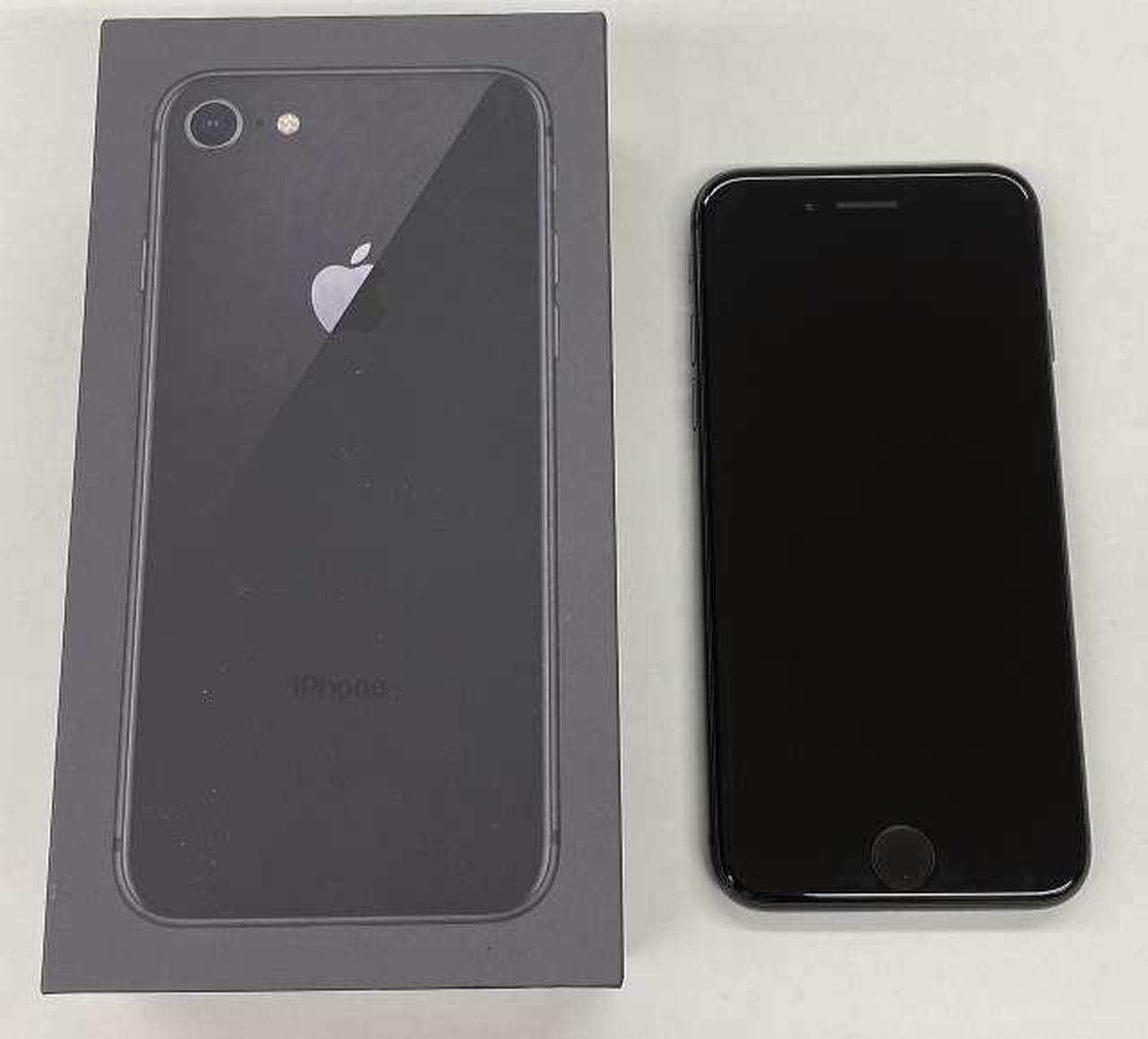 iPhone - iPhone8 256GB スペースグレー　au SIMロック解除済】au iPhone8 Plus 256GB A1898 (MQ9N2J/A