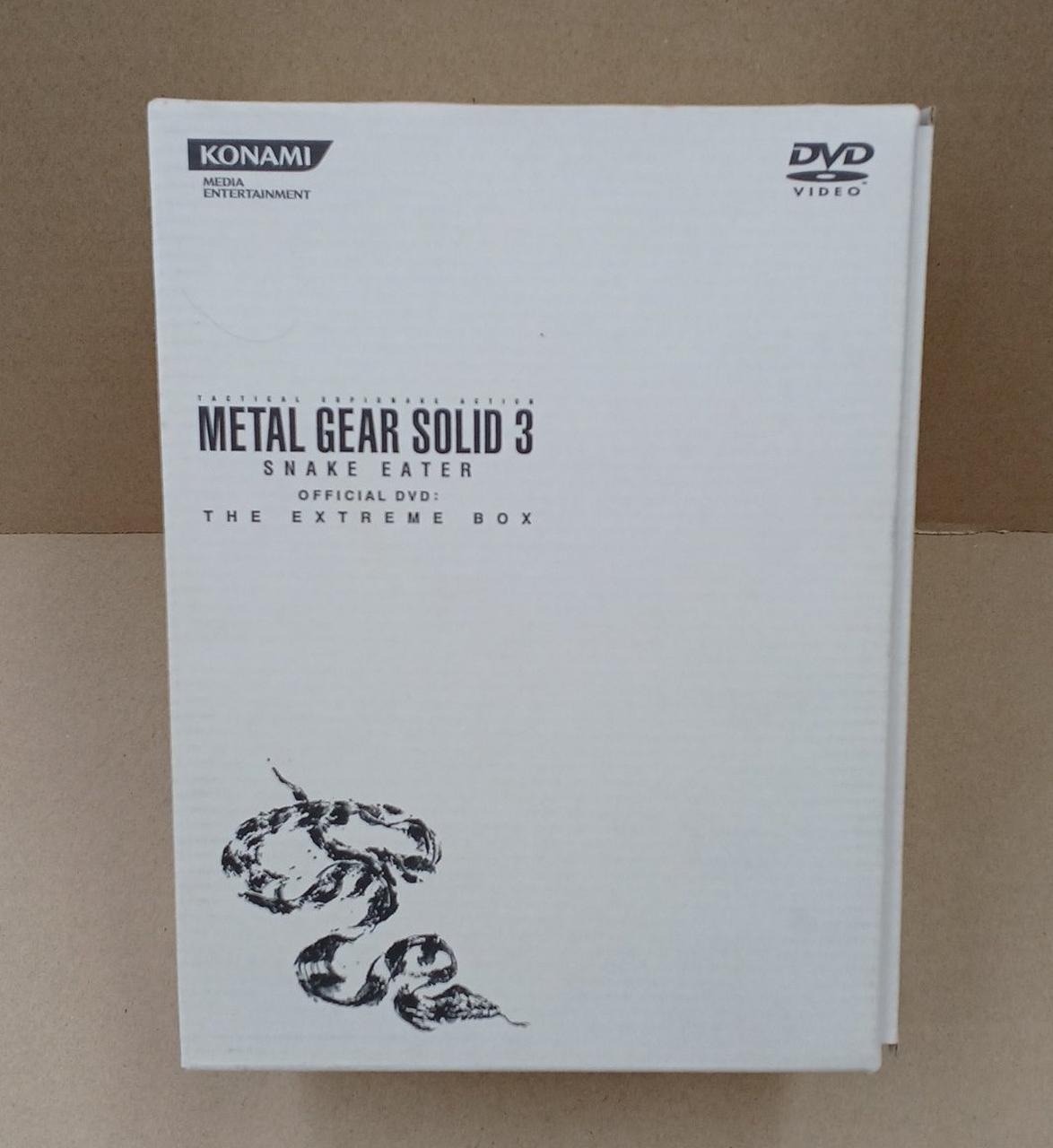 メタルギアソリッド3 ジ エクストリーム ボックス DVD 4枚組 MGS3 Metal Gear Solid 3: Snake Eater - Official DVD: The Extreme Box