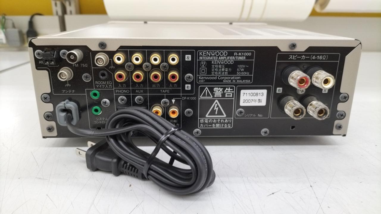 KENWOOD ケンウッド R-K1000 アンプ 2009年 動作確認済み KENWOOD ケンウッド R-K1000 アンプ 2009年 動作確認済み