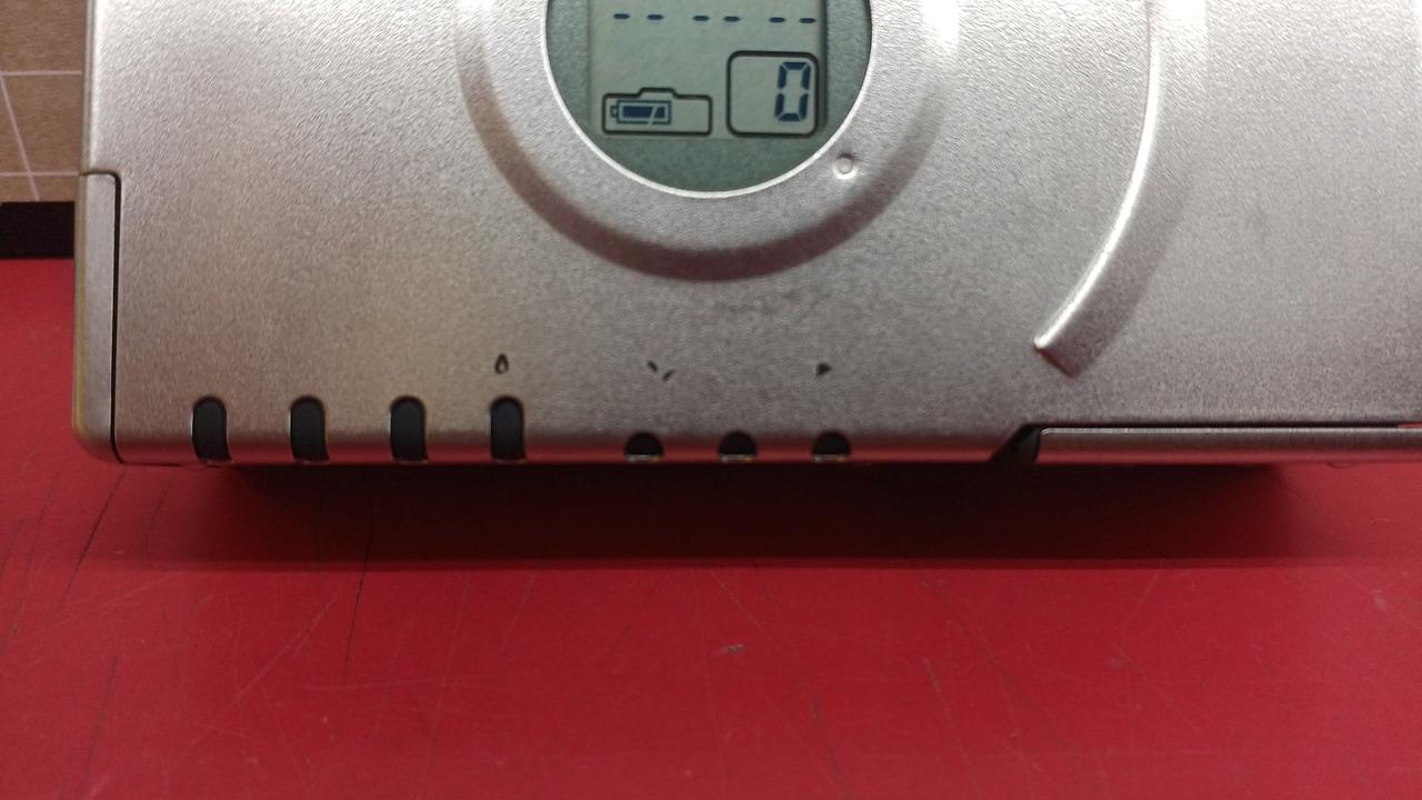 印字が消えています。