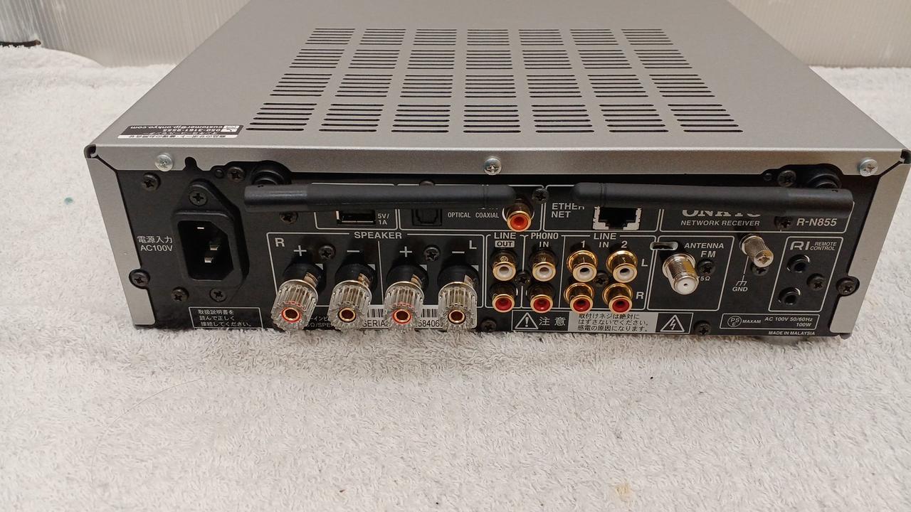 ONKYO R-N855 ネットワークレシーバー オンキョー ONKYO R-N855 オンキョー ネットワークレシーバーアンプ ラジオ