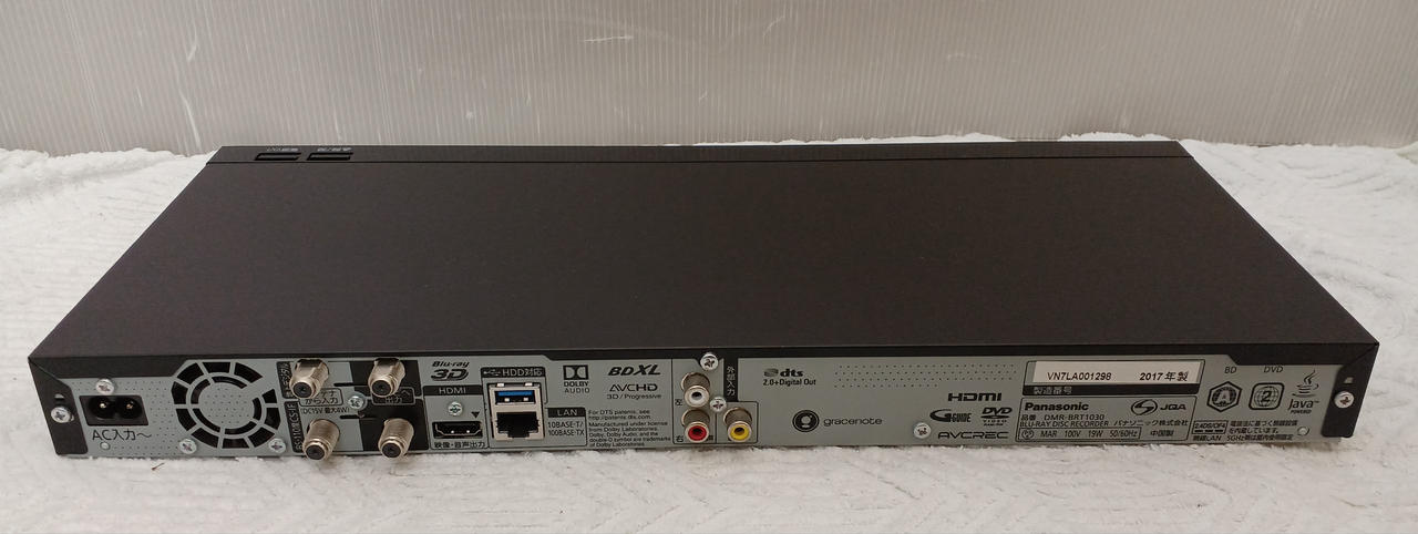 【愛品館市原店】Panasonic 2019年製 DMR-BRT1030 BD/HDDレコーダー 　1TB DMR-BRT1030 概要 - ブルーレイディスクレコーダー | ブルーレイ／DVD