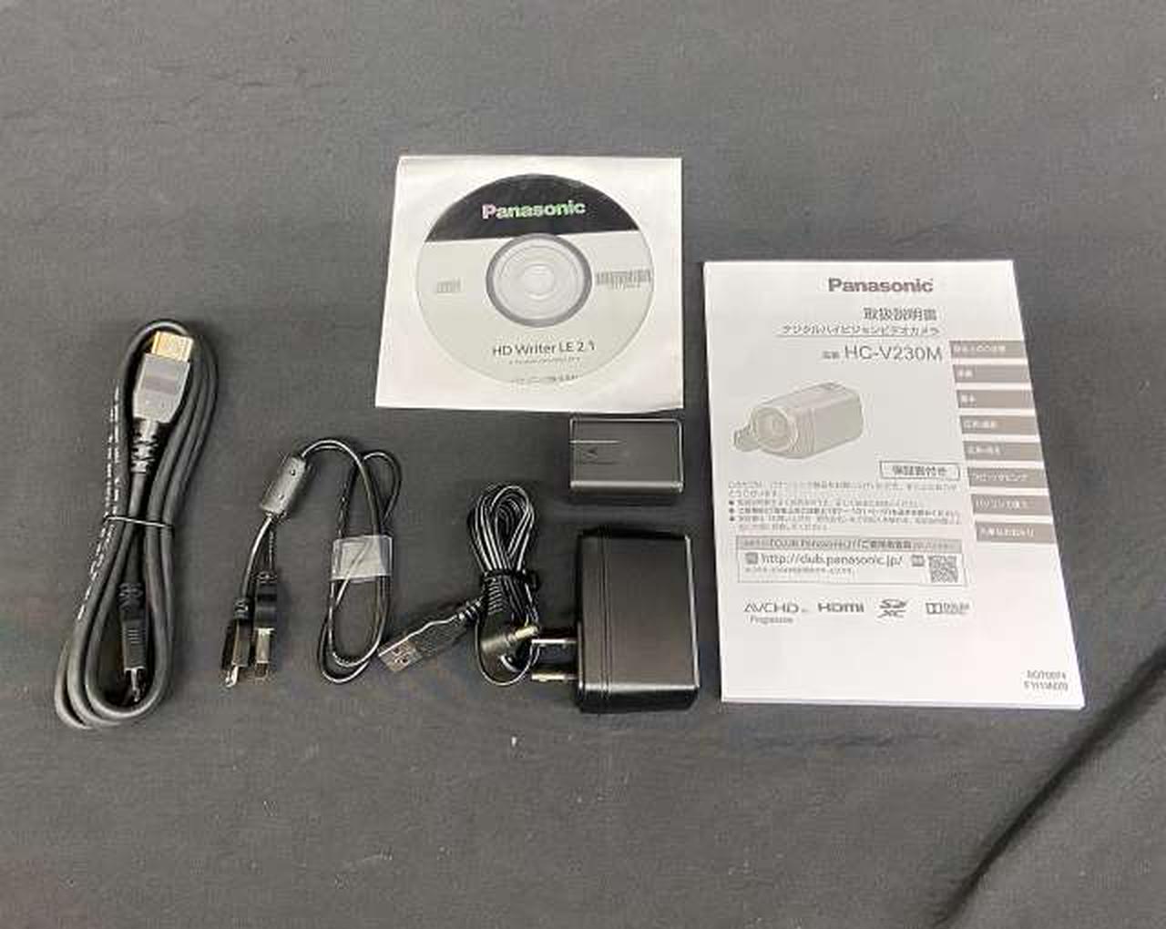 【美品】Panasonic パナソニック HC-V230M Amazon.co.jp: パナソニック デジタルハイビジョンビデオカメラ