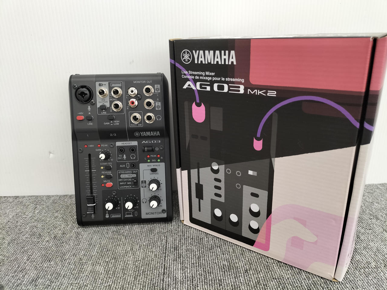 YAMAHA AG03MK2 新品 未使用 保証つき YAMAHA AG03MK2 高音質配信セット アームスタンド ポップガード