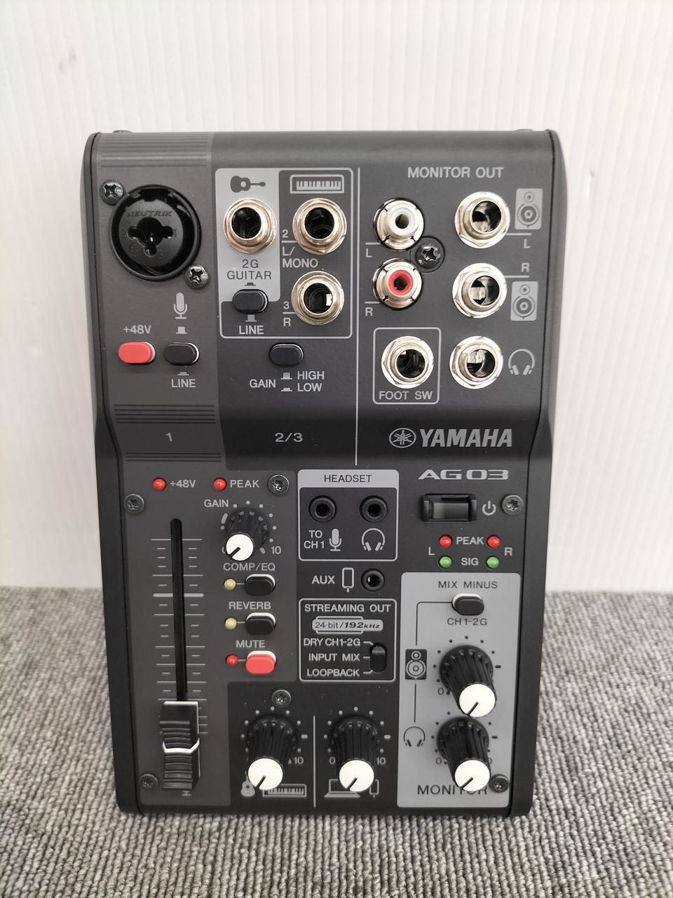 ヤマハ YAMAHA AG03MK2B AG03MK2 3-Channel Loopback Audio USB Mixer - Yamaha USA