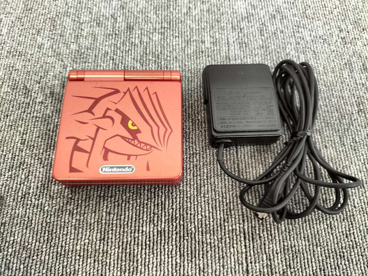 ゲームボーイアドバンスSP グラードンエディション 予約特典付き　ゲームボーイ ゲームボーイアドバンスSP グラードンエディション - メルカリ
