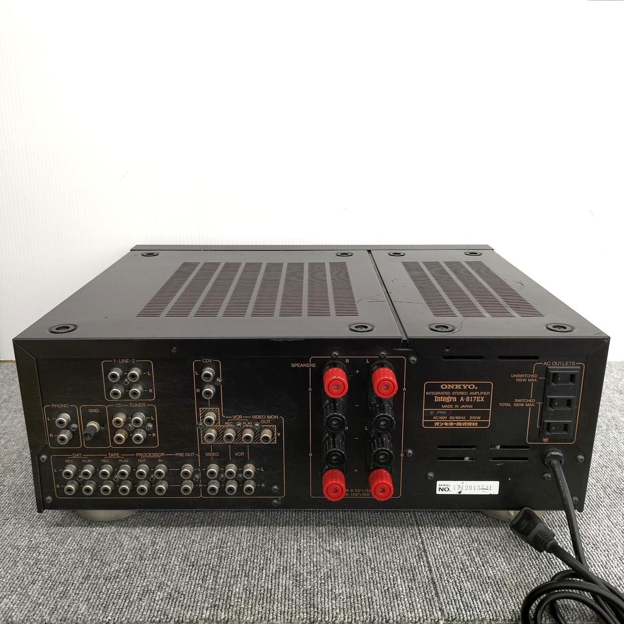 オンキョー(ONKYO)|【INTEGRA】ONKYO A-817EX|HARDOFFオフモール