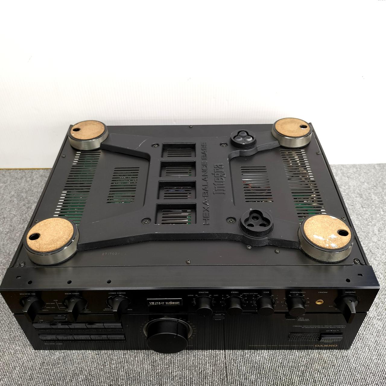 整備済 ONKYO オンキョー Integra A-812EX 取説付 整備済 ONKYO オンキョー アンプ Integra A-812XG 取説付 - アンプ