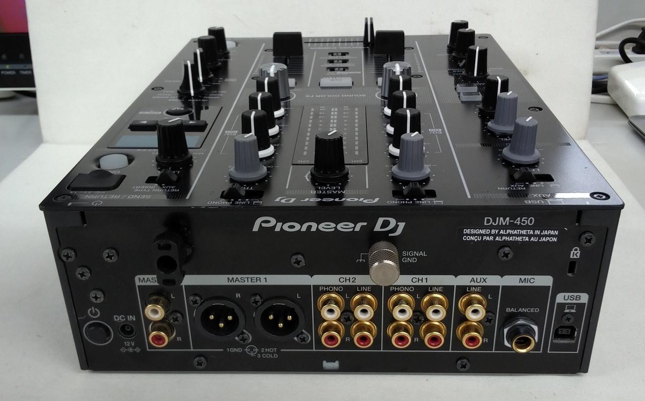 Pioneer DJ DJM-450 ミキサー　箱・説明書なし PIONEER|DJミキサー|【ハードオフ公式通販】オフモール|2012260000109465