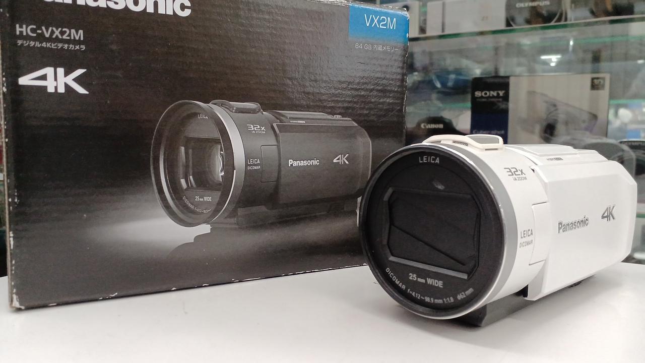 パナソニック HC-VX2M 4Kビデオカメラ ジャンク PANASONIC 楽天市場】パナソニック panasonic hc-vx2m（動画記録画素数4K
