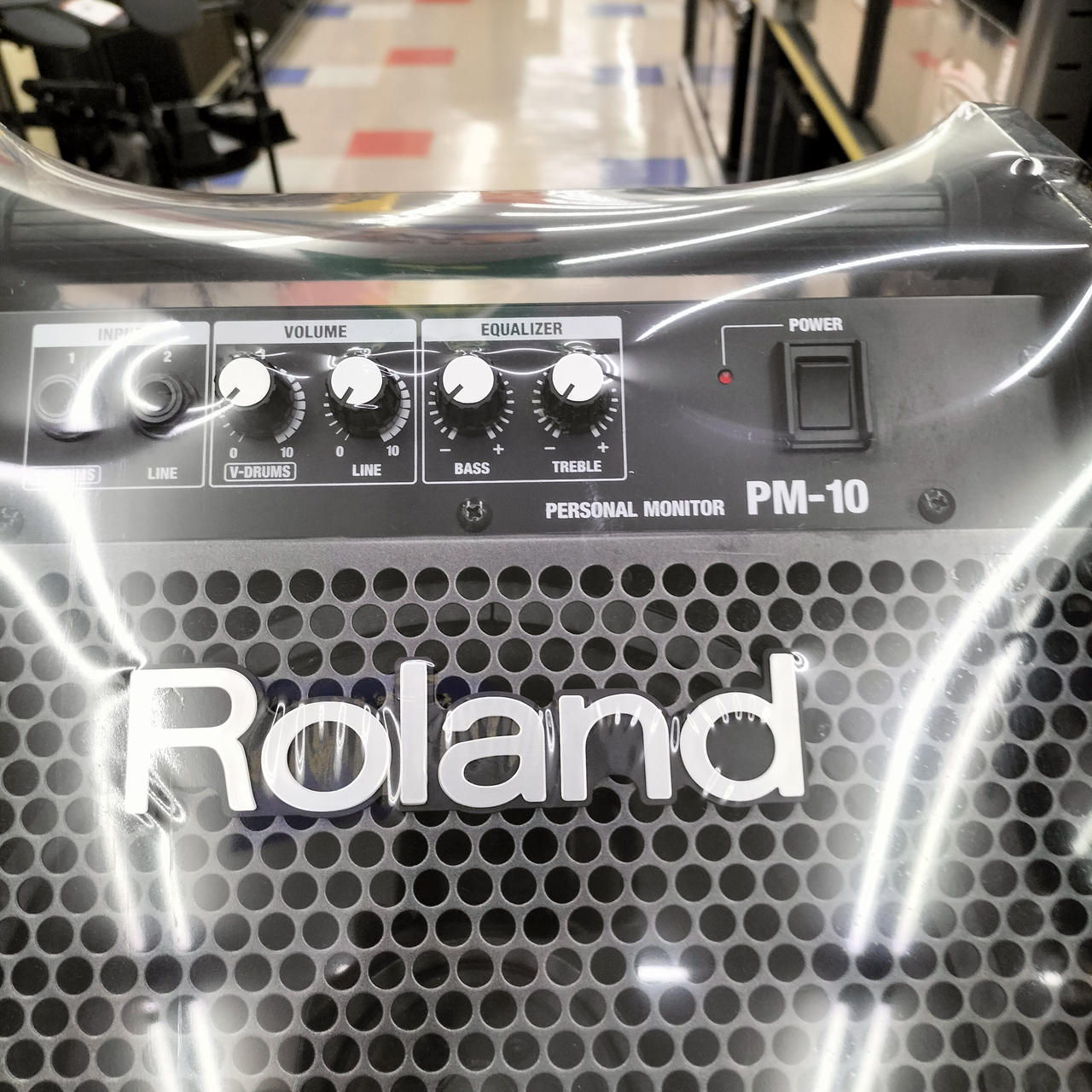 Roland V-Drums用アンプ　PM-10 Roland PM10 モニタースピーカー 電子ドラム用PM10 ローランド