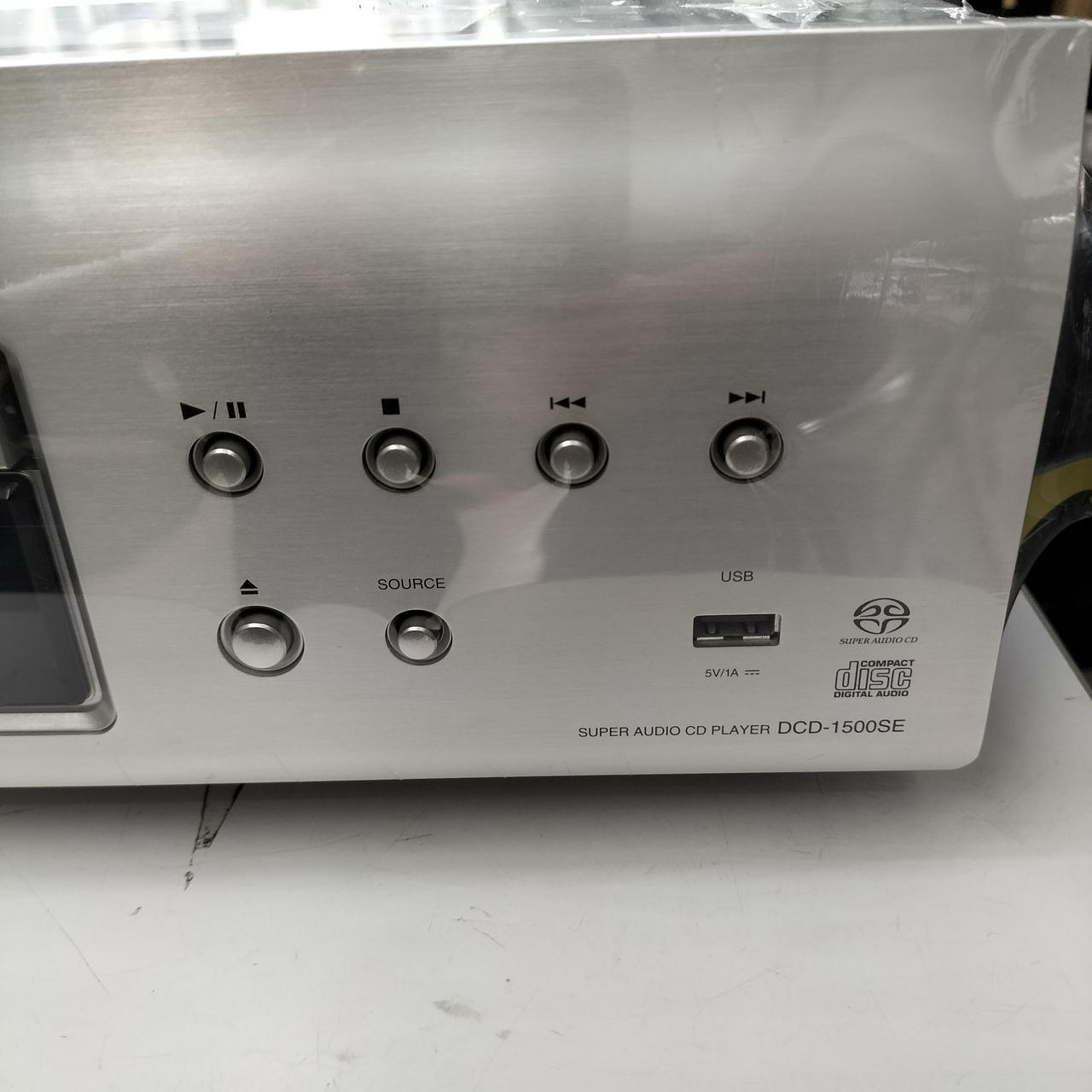 【通電確認】Denon CD/SACDプレーヤー DCD-1500SE DCD-1500SE DENON！ CDプレーヤー 通電確認OK！