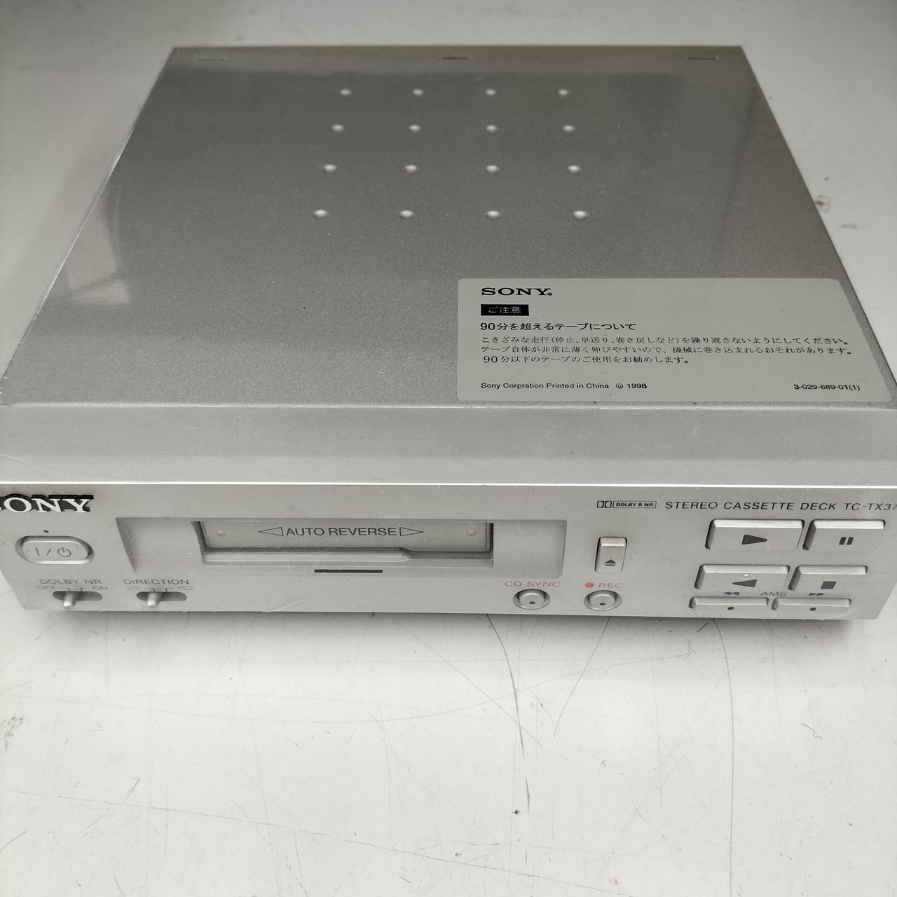 SONY ソニー　WX-4000 カセットデッキ SONY ソニー WX-4000 カセットデッキ SONY ソニー WX-4000