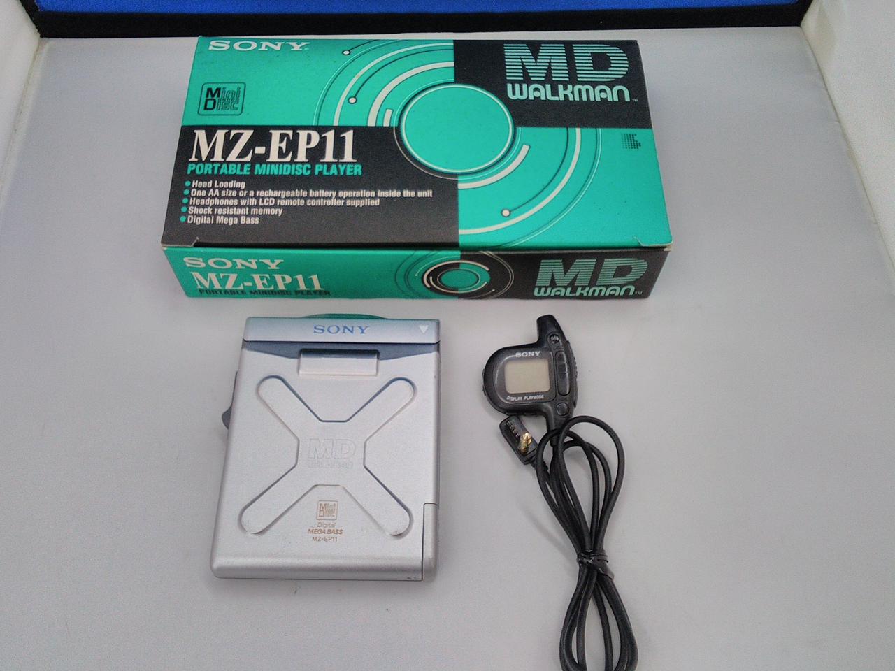 SONY MDウォークマン　MZーEP11 SONY MDウォークマン ポータブルMDプレーヤー MZ-EP11