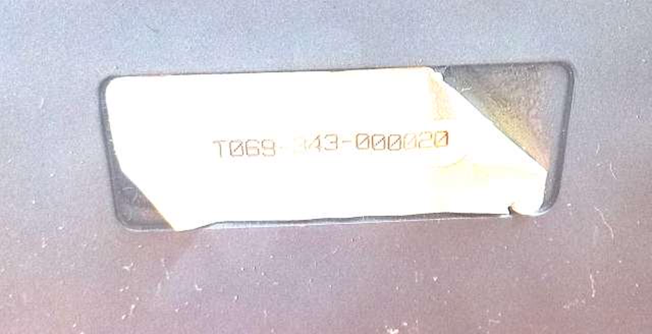 はがれかかってます。