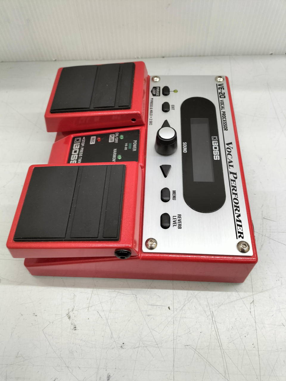【美品】BOSS VE-20 純正アダプター付属 ボーカルエフェクター BOSS ボーカルエフェクター VE-20 純正ACアダプター付き