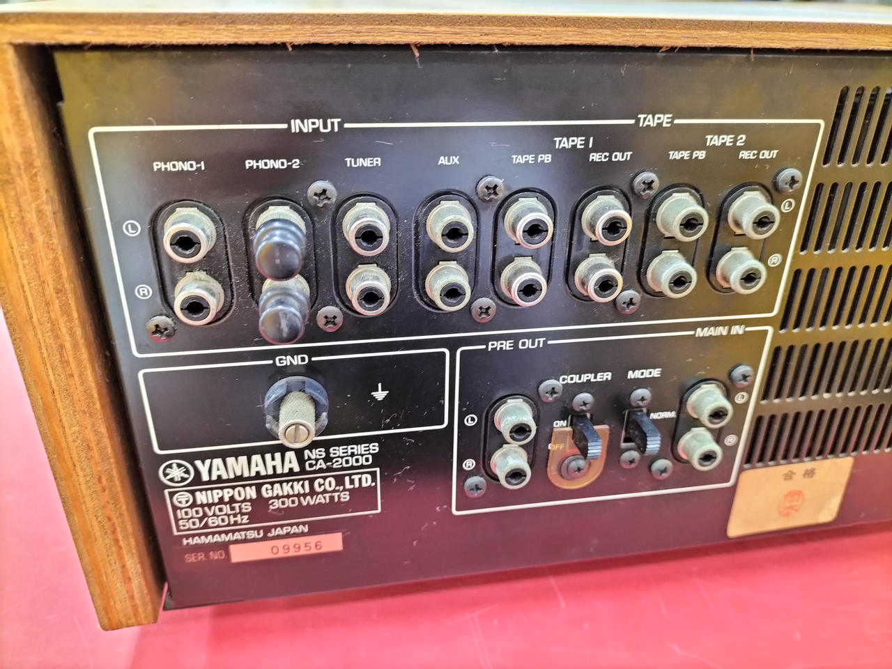 M6340 YAMAHA ヤマハ プリメインアンプ CA-2000 ジャンク品 M6340 YAMAHA ヤマハ プリメインアンプ CA-2000 ジャンク品 CA
