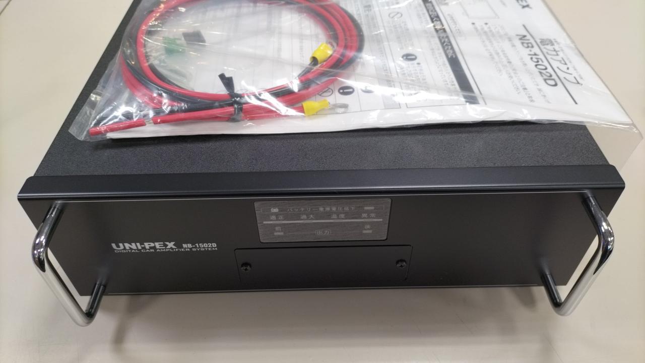 ユニペックス 車載用　電離アンプ　NB–1502D ユニペックス NB-1502D 車載用 電力アンプ 150W 12V用 株式会社