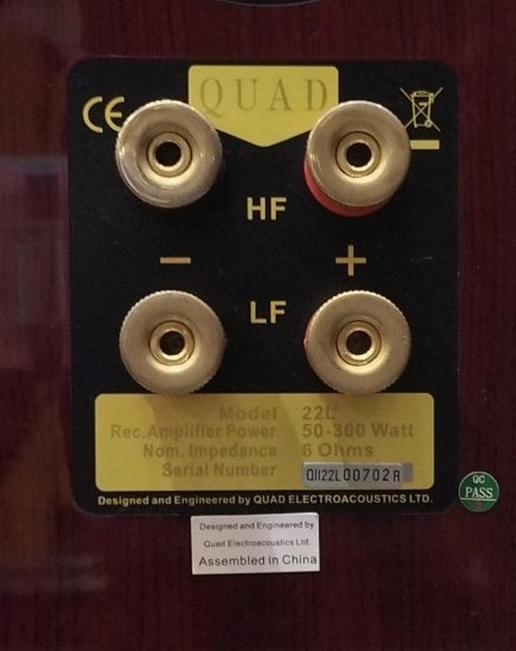 QUAD トールボーイスピーカー 極美品 クォード ペア 音響機器 動作品 クォード(QUAD)|トールボーイスピーカー(ペア)|HARDOFFオフ