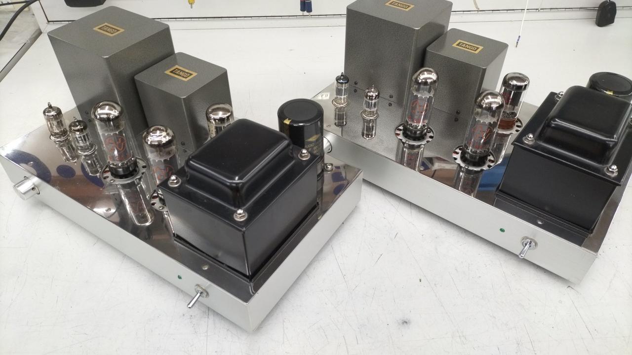 M6338 自作真空管アンプ TANGO ST-350 FW-50-5 M6338 Custom Vacuum Tube Amplifier TANGO ST-350 FW-50-5