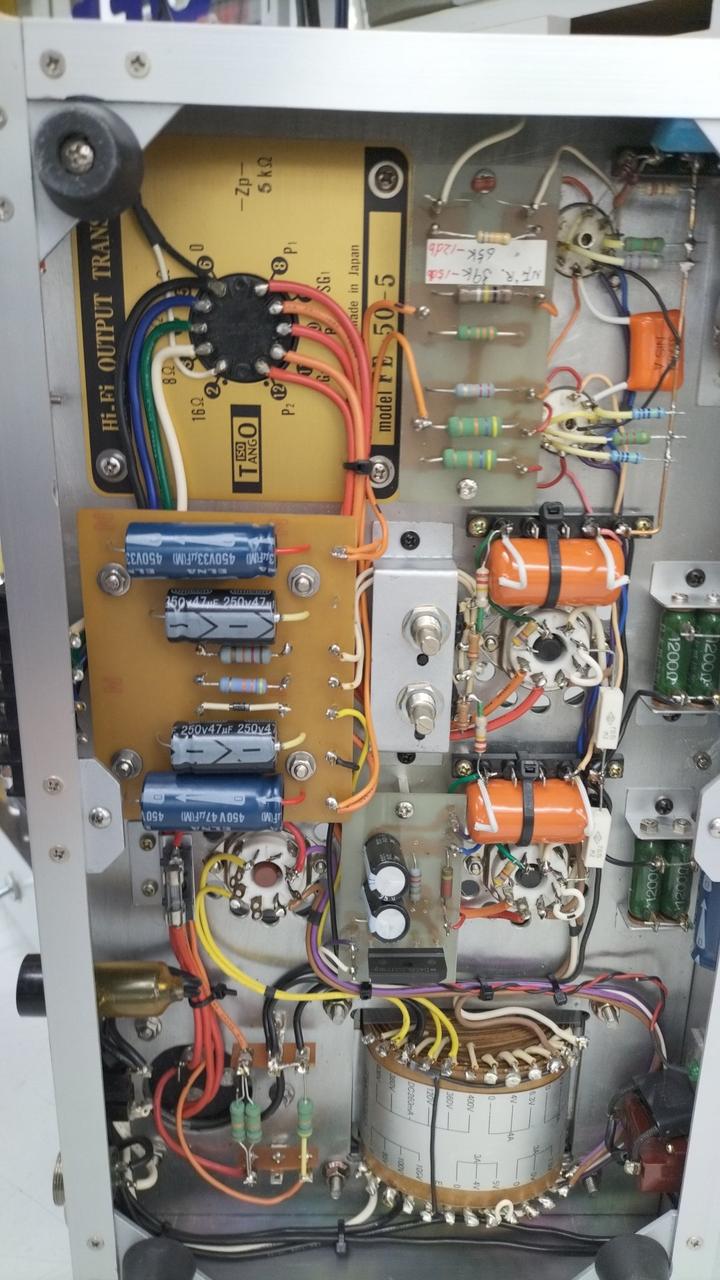 T*N様 自作真空管アンプ　TANGO/タンゴ　真空管アンプ 激レア！】TANGO タンゴ/自作トランス真空管パワーアンプ /FX-40