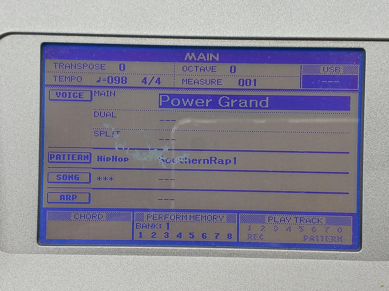 液晶表示不良あり