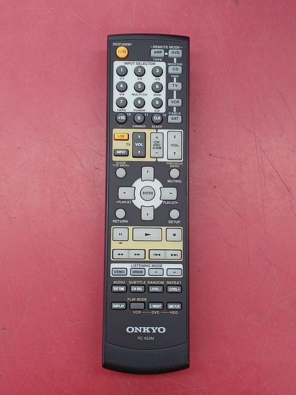 ​【動作確認済】ONKYO オンキヨー 学習リモコン RC-194M 希少モデル オンキョー(ONKYO)|リモコン|【ハードオフ公式通販】オフモール