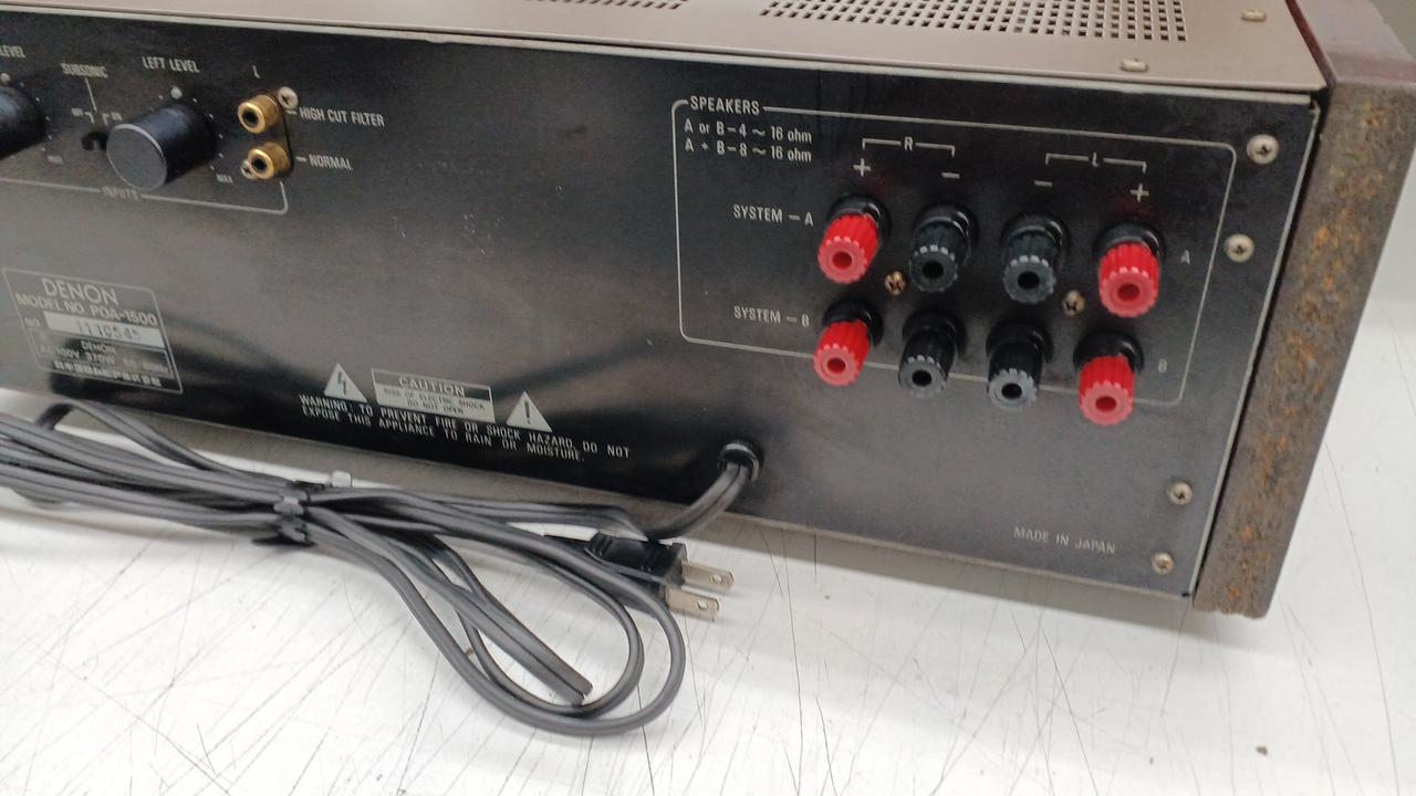 DENON|ステレオパワーアンプ|【ハードオフ公式通販】オフモール