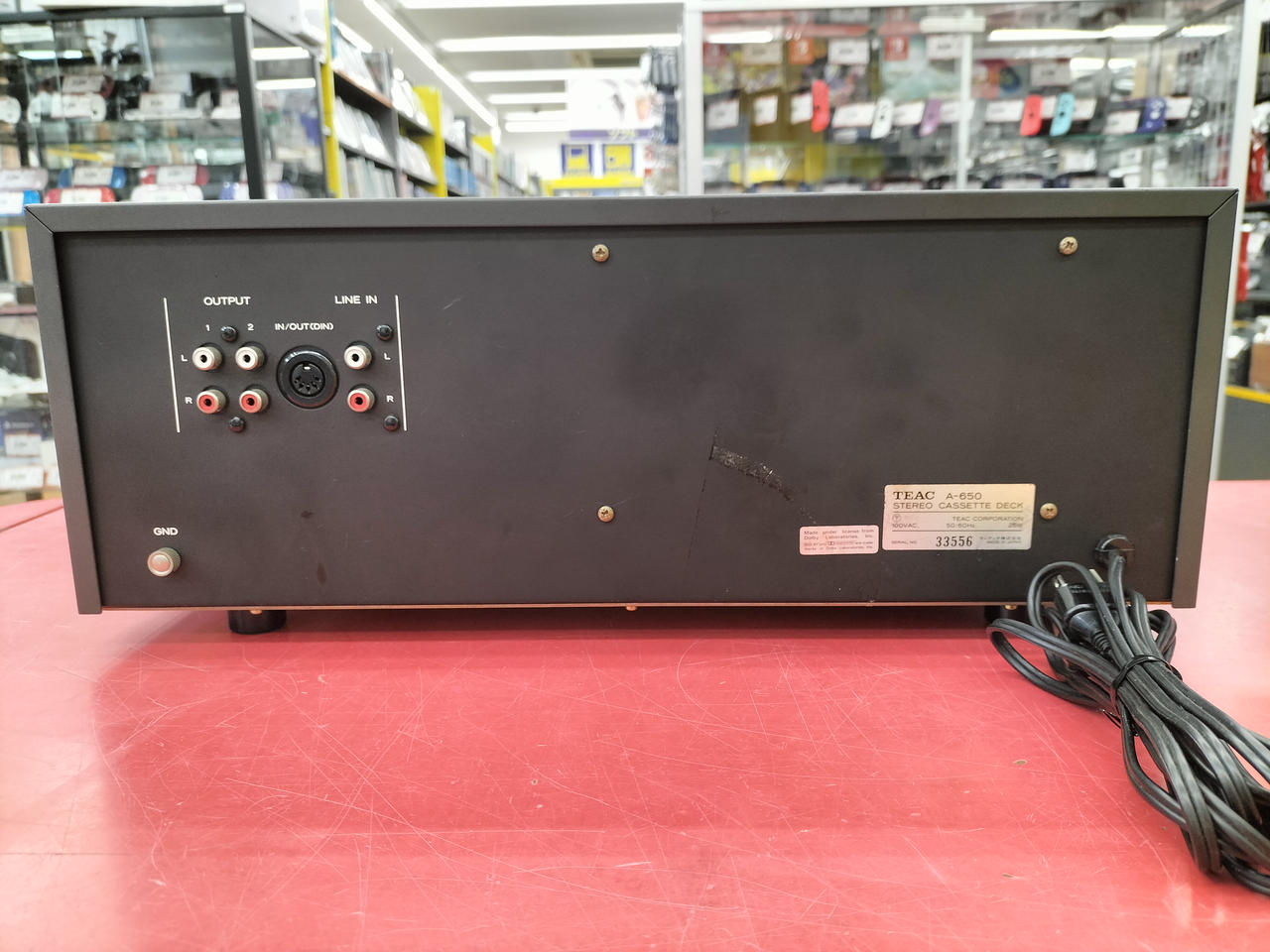 完全整備・1年保証】 TEAC f-650R カセットデッキ 完全整備・1年保証 