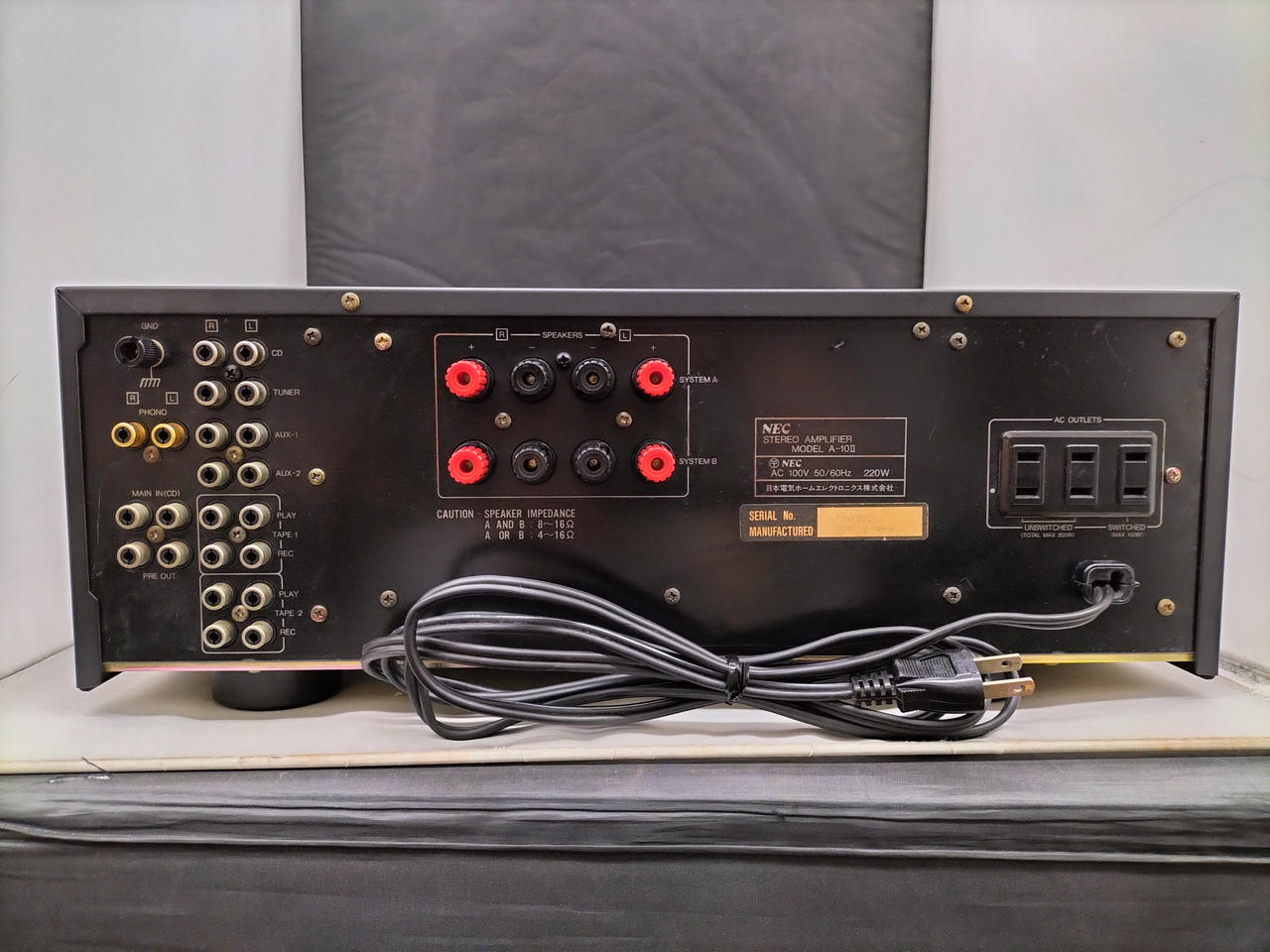 NEC|NEC/プリメインアンプ/A-10II|【ハードオフ公式通販】オフモール
