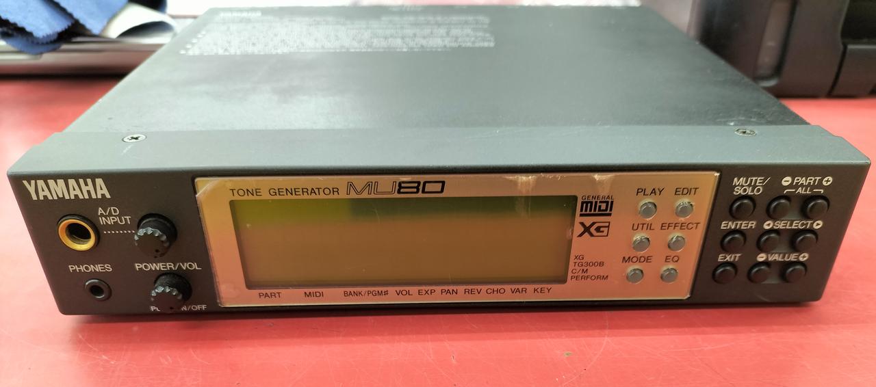 【通電、出音確認、訳あり】YAMAHA MU1000＋ケーブル類 通電、出音確認、訳あり】YAMAHA MU1000＋ケーブル類 送料無料 YAMAHA