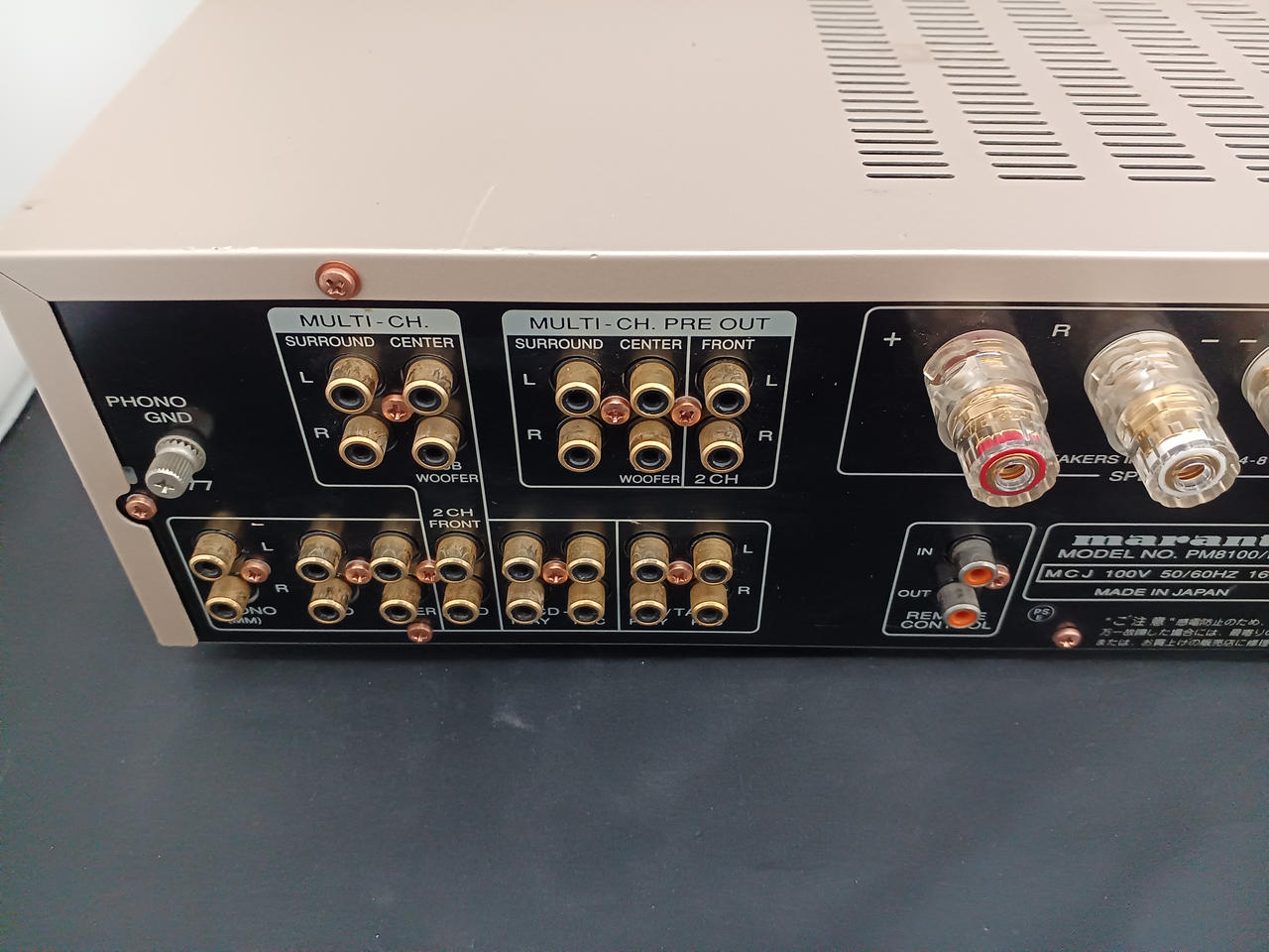 美品 marantzマランツ プリメインアンプPM8100/F1N 05年製 Yahoo!オークション -「marantz pm8100」の落札相場・落札価格